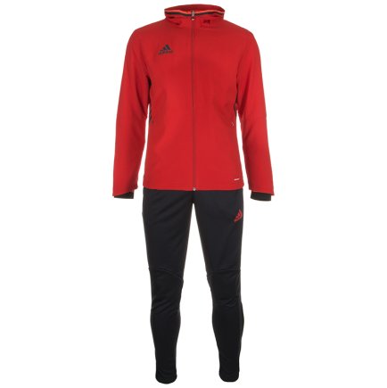 Спортивный костюм Adidas Condivo 16 Presentation Suit S93524 цвет: красный/черный детский