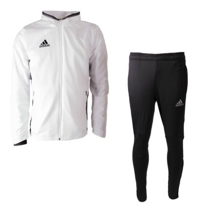 Спортивный костюм Adidas Condivo 16 Presentation Suit S93520 цвет: белый/черный мужской
