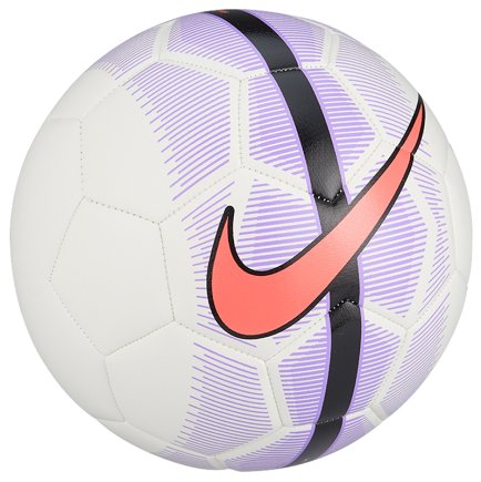 Мяч футбольный Nike MERCURIAL VEER SC2359-105 белый/фиолетовый. Размер 4 (официальная гарантия)
