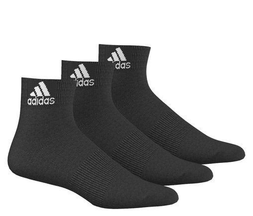 Носки Adidas Performance Thin Ankle Socks 3P AA2321 РАСПРОДАЖА цвет: черный 3 пары