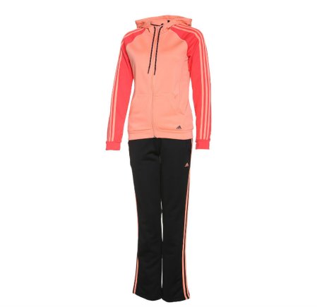 Спортивный костюм Adidas NEW YOUNG KNIT AP1753 женский цвет: оранжевый/черный