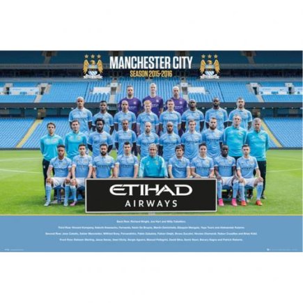 Постер Манчестер Сіті Squad 72