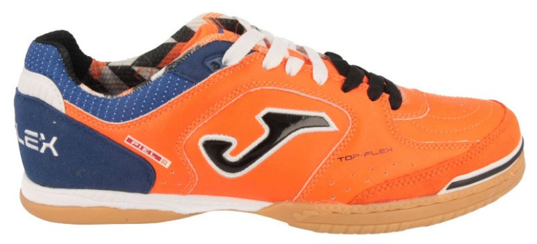 Обувь для зала (футзалки) Joma TOP FLEX 608 TOPS.608.PS цвет: оранжевый/темно-синий (официальная гарантия) Обувь для зала (футзалки) Joma TOP FLEX 608 TOPS.608.PS цвет: оранжевый/темно-синий (официальная гарантия)