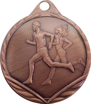 Медаль 32 мм Легка атлетика срібло
