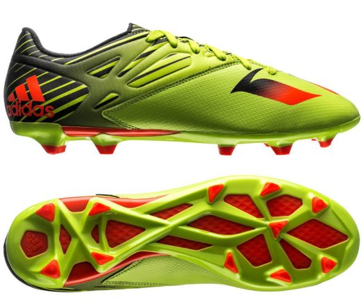 Бутси Adidas Messi 15.3 FG/AG S74689 колір: салатовий (Офіційна гарантія)