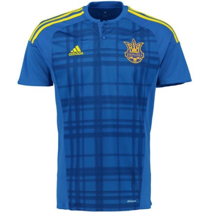 Футболка игровая Adidas сборной Украины /18 AC5576 цвет: синий