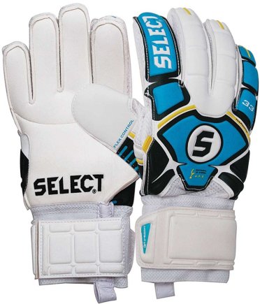 Вратарские перчатки Select 33 Allround бело-синие