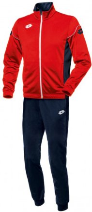 Спортивный костюм Lotto SUIT STARS EVO PL RIB красно-темно-синий