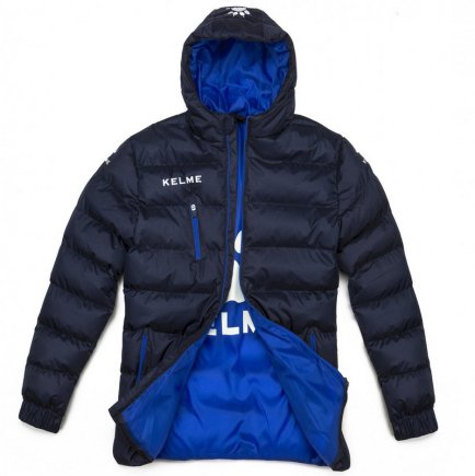 Куртка Kelme PARKA STREET 89158 з капюшоном колір: темно-синій/синій