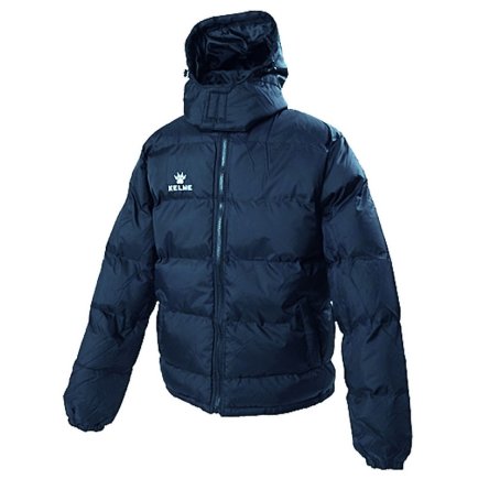 Куртка зимняя Kelme PARKA BАSICA CAB 89198 с капюшоном цвет: темно-синий