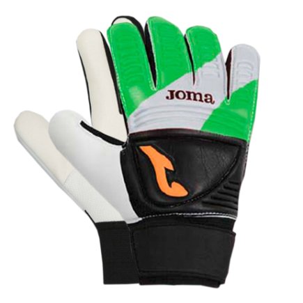 Воротарські рукавиці Joma CALCIO 400014.020 колір: чорний/зелений/білий
