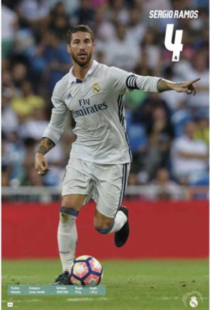 Постер Реал Мадрид Ramos 53