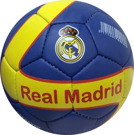 Мяч футбольный Real Madrid сине-желтый размер 5 Мяч футбольный Real Madrid сине-желтый размер 5