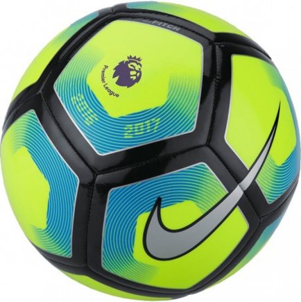 Мяч футбольный Nike PITCH SC2994-702 желтый/синий. Размер 5 (официальная гарантия)
