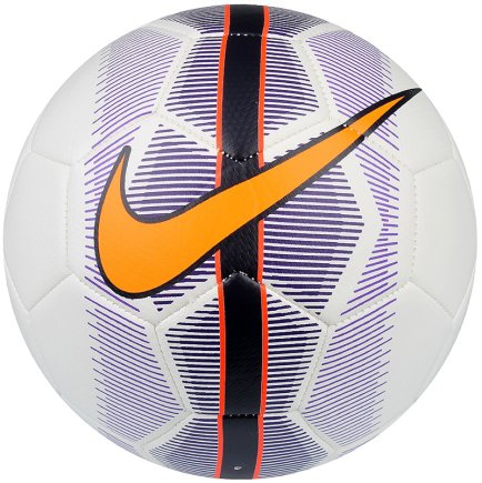 Мяч футбольный Nike MERCURIAL VEER SC3022-102 белый/синий. Размер 5 (официальная гарантия)