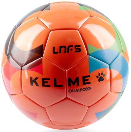 Мяч для футзала Kelme OLIMPO20 REPLICA LNFS 17/18 90150 цвет: оранжевый (официальная гарантия) размер 4