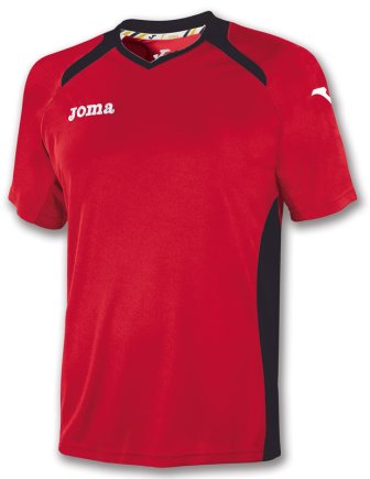Футболка ігрова Joma Champion 2 1196.98.020 червоно-чорна