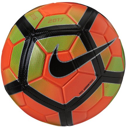 Мяч футбольный Nike STRIKE NFS SC2983-826 оранжевый/салатовый/черный. Размер 5 (официальная гарантия)