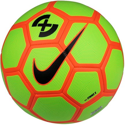 Мяч футбольный Nike STRIKE Х SC3036-702 салатовый/оранжевый. Размер 5 (официальная гарантия)