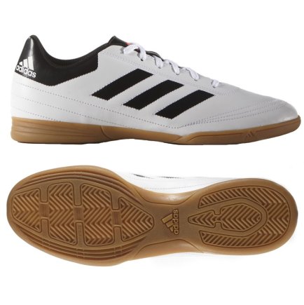 Взуття для залу Adidas Goletto VI IN AQ4292 колір: білий (офіційна гарантія)