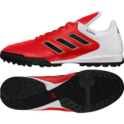 Сороконіжки Adidas Copa 17.3 TF BB3557 колір: білий/червоний (офіційна гарантія)