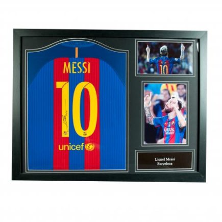 Футболка с автографом Барселона Месси F.C. Barcelona Messi