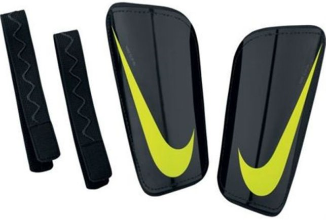 Щитки футбольные Nike HARD SHELL SLIP-IN SP0285-071 цвет: салатовый/черный