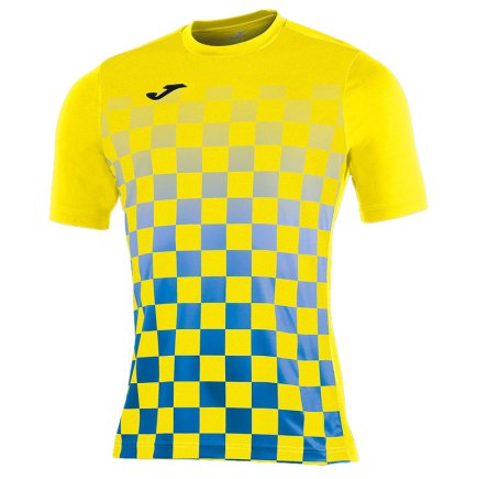Футболка ігрова Joma Flag royal-amarillo m/c 100682.907 колір: блакитний\жовтий