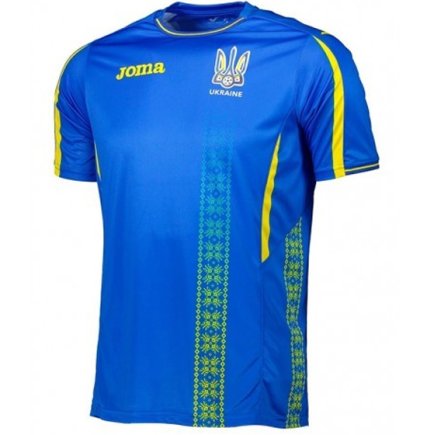 Футболка игровая Joma сборной Украины FFU101012C17 цвет: синий