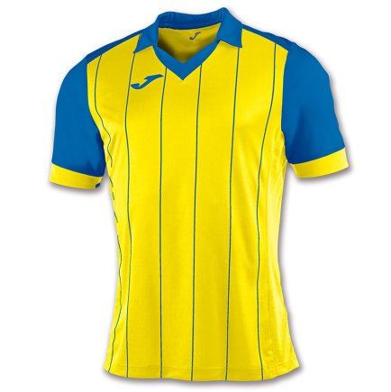 Футболка игровая Joma Grada 100680.907 цвет: желтый/голубой