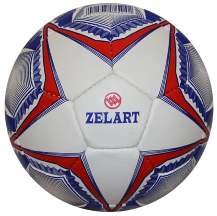 Мяч футбольный цвет: красно-синий размер 5