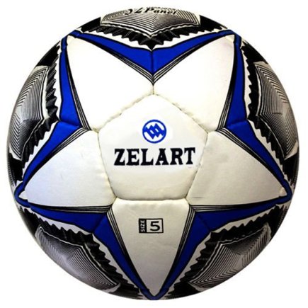 Мяч футбольный цвет: сине-черный размер 5