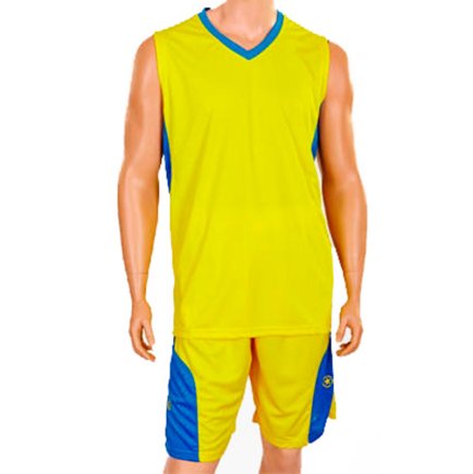 Баскетбольная форма Star цвет: желтый/голубой