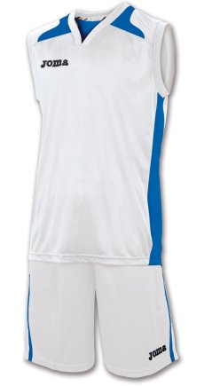 Баскетбольная форма Joma CANCHA 1184.12.008 цвет: голубой/белый