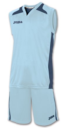 Баскетбольна форма Joma CANCHA 1184.12.017 колір: білий/синій