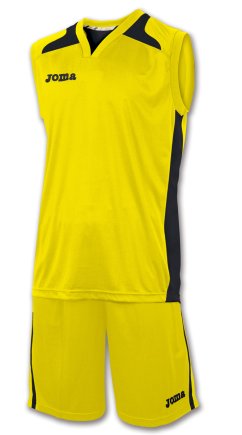 Баскетбольна форма Joma CANCHA 1184.12.019 колір: жовтий/чорний