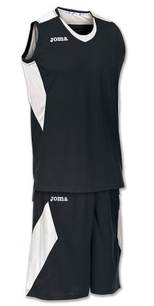 Баскетбольная форма Joma Space 100188.102 цвет: черный/белый