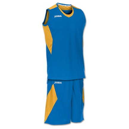 Баскетбольная форма Joma Space 100188.700 цвет: синий/желтый