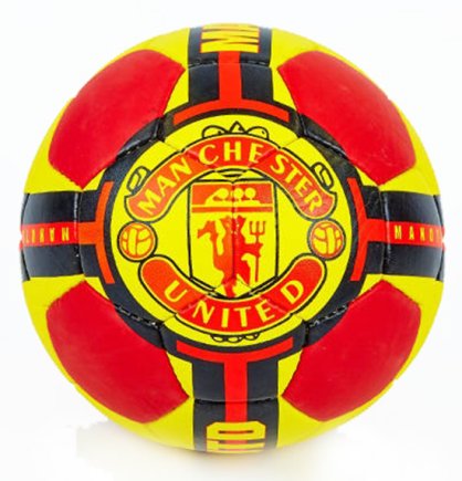 Мяч футбольный Manchester United цвет: желтый, красный размер 5