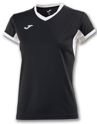 Футболка ігрова Joma Champion IV 900431.102 жіноча колір: чорний/білий