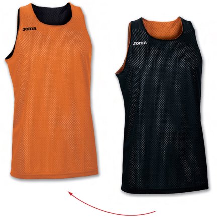Баскетбольна футболка Joma REVERSIBLE 100050.800 двостороння колір: помаранчевий/білий