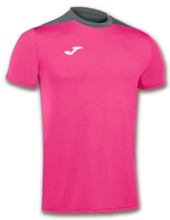 Футболка ігрова Joma Spike 100474.510 колір: рожевий/сірий