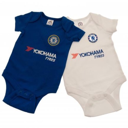 Боди детское Челси Chelsea F.C. (2 шт) (9-12 месяцев)