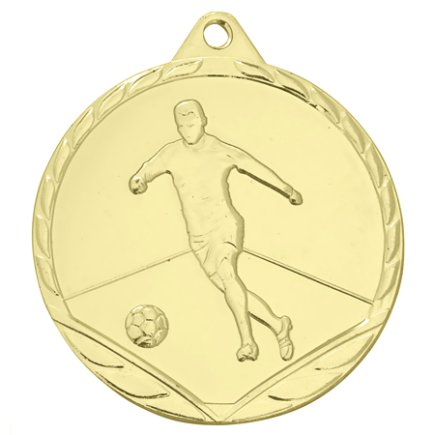 Медаль 32 мм Футболіст золото