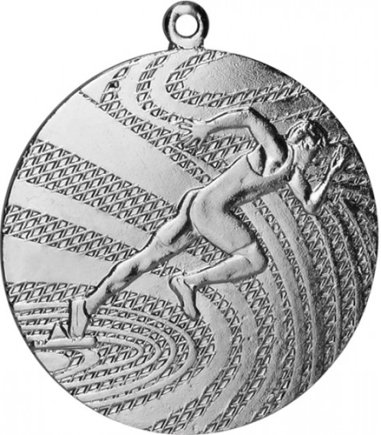 Медаль 40 мм Легка атлетика срібло