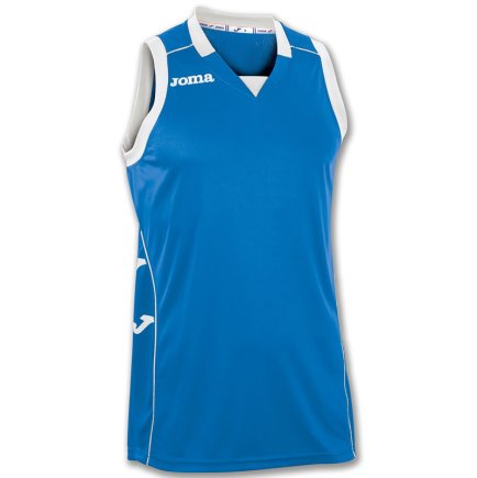 Баскетбольна футболка Joma Cancha II 100049.700 колір: блакитний/білий