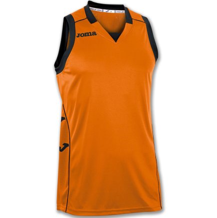 Баскетбольна футболка Joma Cancha II 100049.800 колір: помаранчевий/чорний