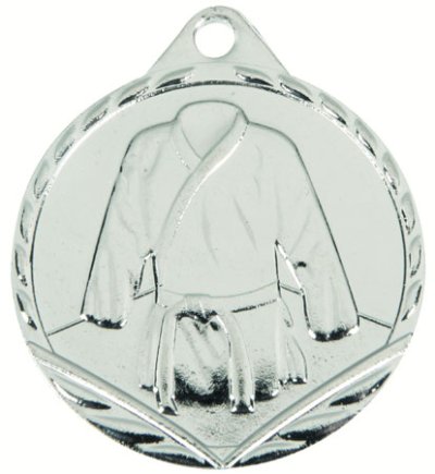Медаль 45 мм Дзюдо срібло Розпродаж