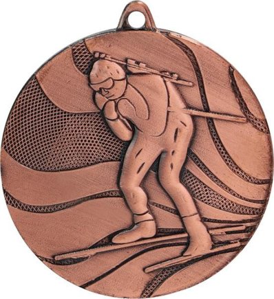 Медаль 50 мм Биатлон бронза