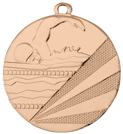 Медаль 70 мм Плавання бронза